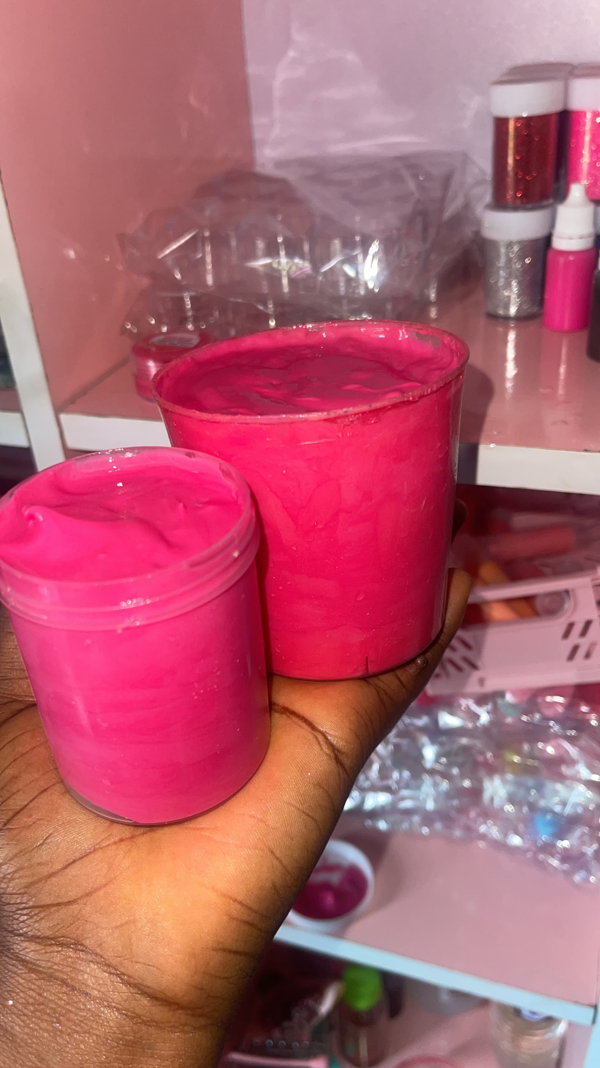 Effective pink lip balm